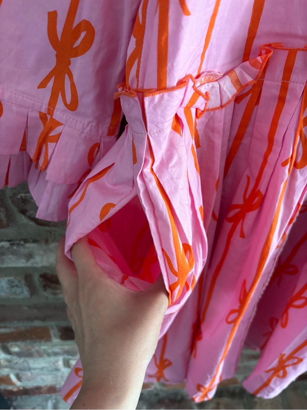 Ivy City Co Pink Cotton Bowie Shirt Dress, S - Picture 8 of 9
